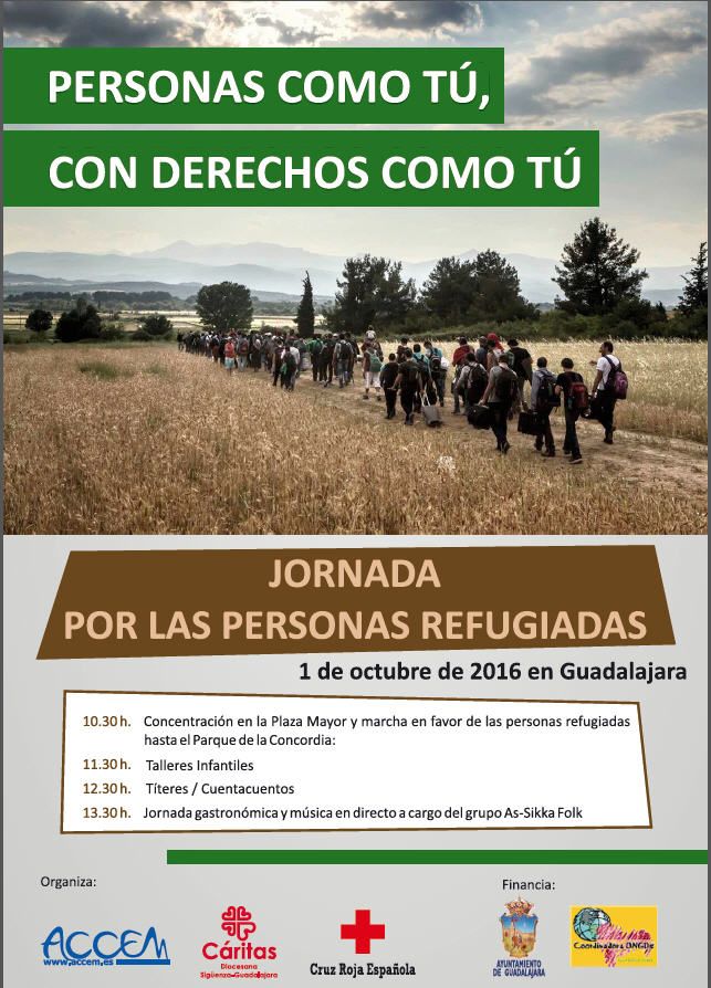 Mañana se celebra la Jornada por las Personas Refugiadas