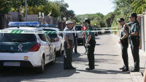 Guardia Civil en Pioz. Foto:EFE