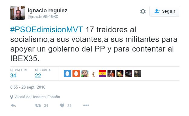 Las redes sociales echan humo: ¿Es Page un traidor al PSOE por dimitir de la Ejecutiva?