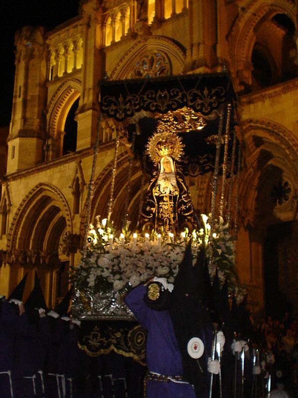 Restricciones de tráfico en Cuenca por la celebración del Santo Rosario de la Hermandad de Nuestra Señora de la Soledad del Puente