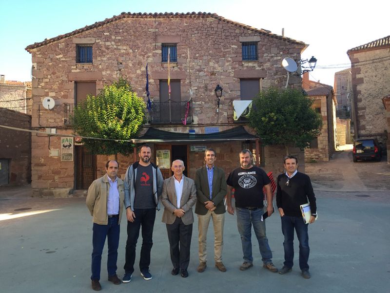 La Diputación de Guadalajara renovará la cubierta del edificio del ayuntamiento de Luzón 1 Foto Diputacion Obras ayto Luzon