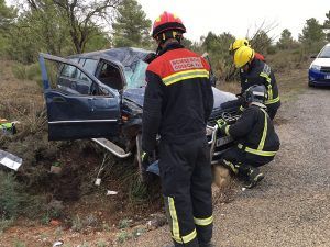 Accidente entre Víllora y Narboneta.