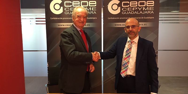 Ceoe-Cepyme Guadalajara firma un nuevo convenio con Asesoría Toledo