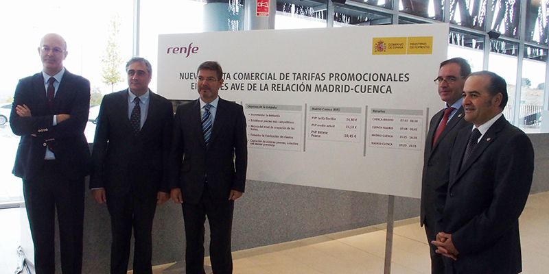 Catalá anuncia nuevas tarifas en el trayecto de AVE Madrid-Cuenca