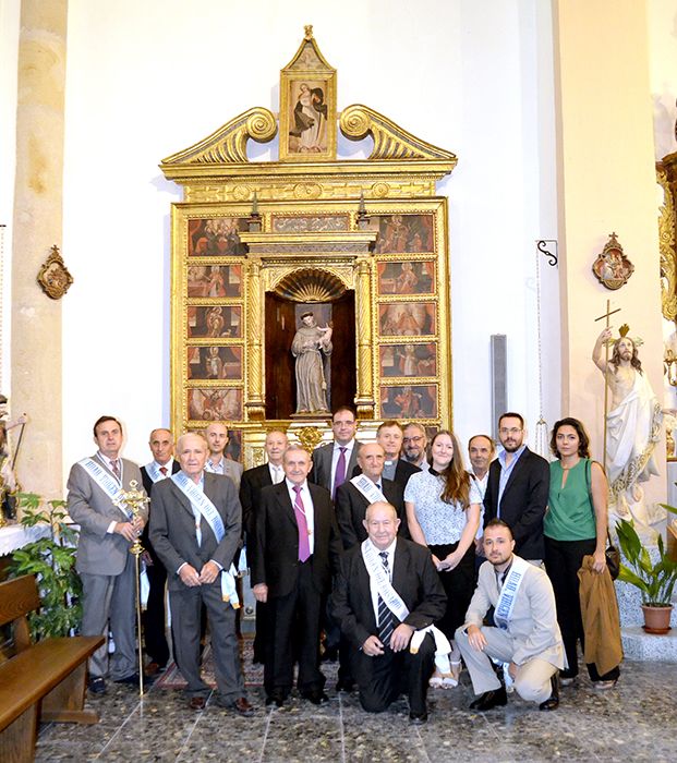 La Diputación de Cuenca recupera el retablo de San Antonio de Padua de Záfra de Záncara 1 TodosPosandoJuntoRetablo