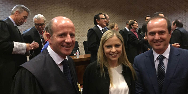 Elena de la Cruz acompaña a los nuevos letrados de Guadalajara