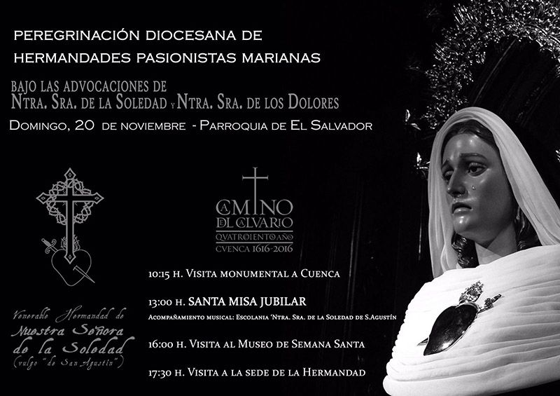 La Soledad de San Agustín celebra el domingo la Peregrinación de Hermandades Marianas Pasionistas 3 La Soledad de San Agustín celebra el domingo la Peregrinación de Hermandades Marianas Pasionistas