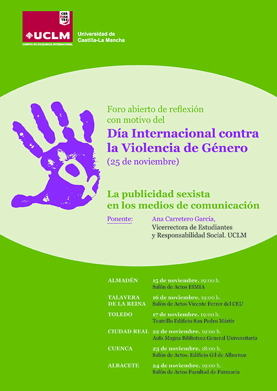 La UCLM organiza un foro abierto de reflexión para sensibilizar sobre el problema de la violencia de género