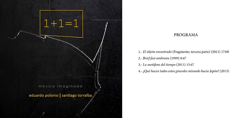La ‘Música imaginada’ de Eduardo Polonio y Santiago Torralba llega este miércoles al Auditorio de Cuenca