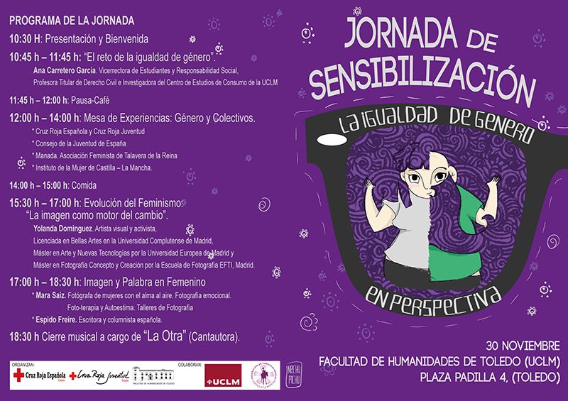 Espido Freire y Mara Saiz, en la jornada sobre la igualdad de género de la Facultad de Humanidades de Toledo