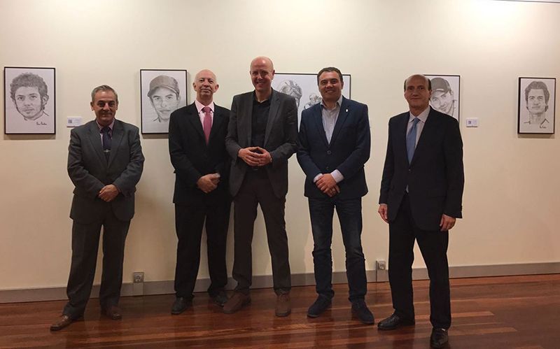 Abierta la exposición de Oscar Escalera en la Sala de Arte de Diputación de Guadalajara