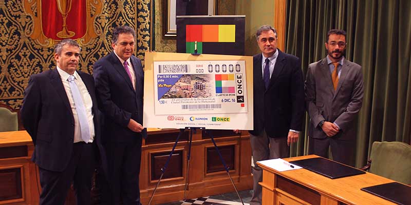 Este miércoles comienza la venta de los cupones de la ONCE que conmemoran el XX Aniversario de Cuenca Patrimonio de la Humanidad