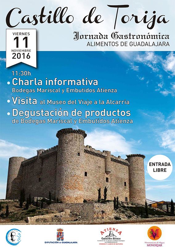 La Diputación de Guadalajara organiza una Jornada para promocionar la gastronomía y turismo de la provincia en el castillo de Torija