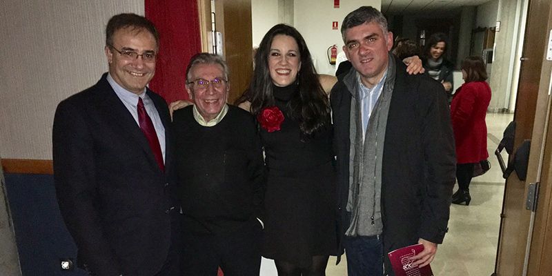 Carrascosa asiste a una de las actuaciones del XXIX Ciclo de Polifonía Religiosa de San Clemente