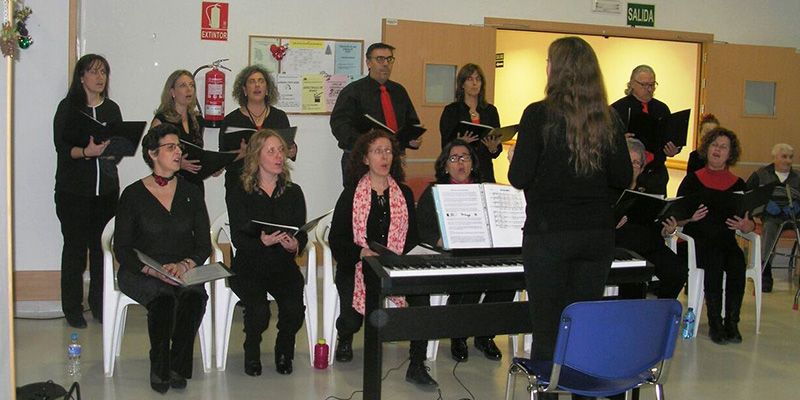 Recital de la Coral de adultos de la Escuela de Música y Danza de Cabanillas en el IEN