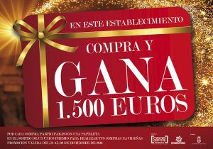 CARTEL COMPRA Y GANA A3 2016