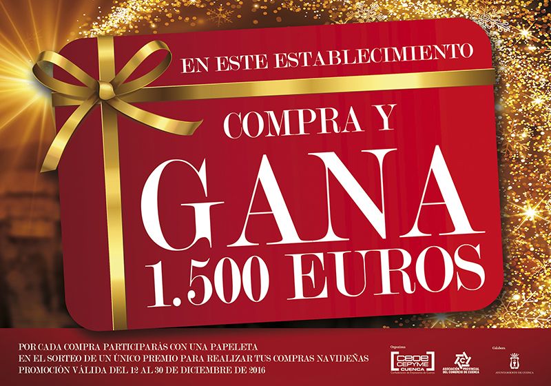 Los comercios de Cuenca siguen con su campaña Compra y Gana para repartir 1.500 euros en compras 3 Los comercios de Cuenca siguen con su campaña Compra y Gana para repartir 1.500 euros en compras
