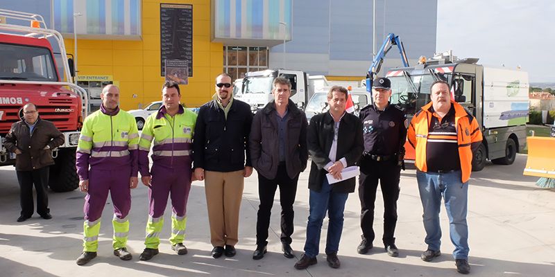 El Ayuntamiento de Guadalajara moviliza a 200 personas para luchar contra el hielo (y la nieve)