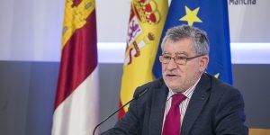 El consejero de Educación Cultura y Deportes Ángel Felpeto informa de los acuerdos del Consejo de Gobierno