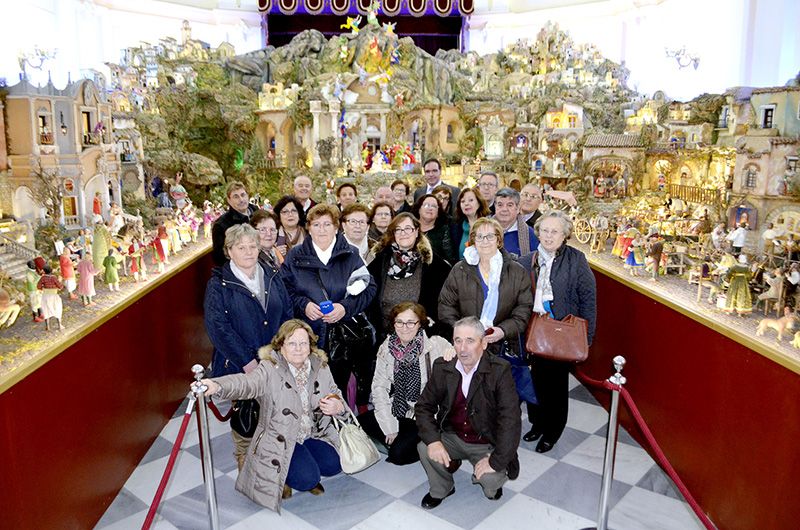 Intensa actividad de visitas programadas al Palacio Provincial y al belén napolitano de la Diputación 3 Intensa actividad de visitas programadas al Palacio Provincial y al belén napolitano de la Diputación