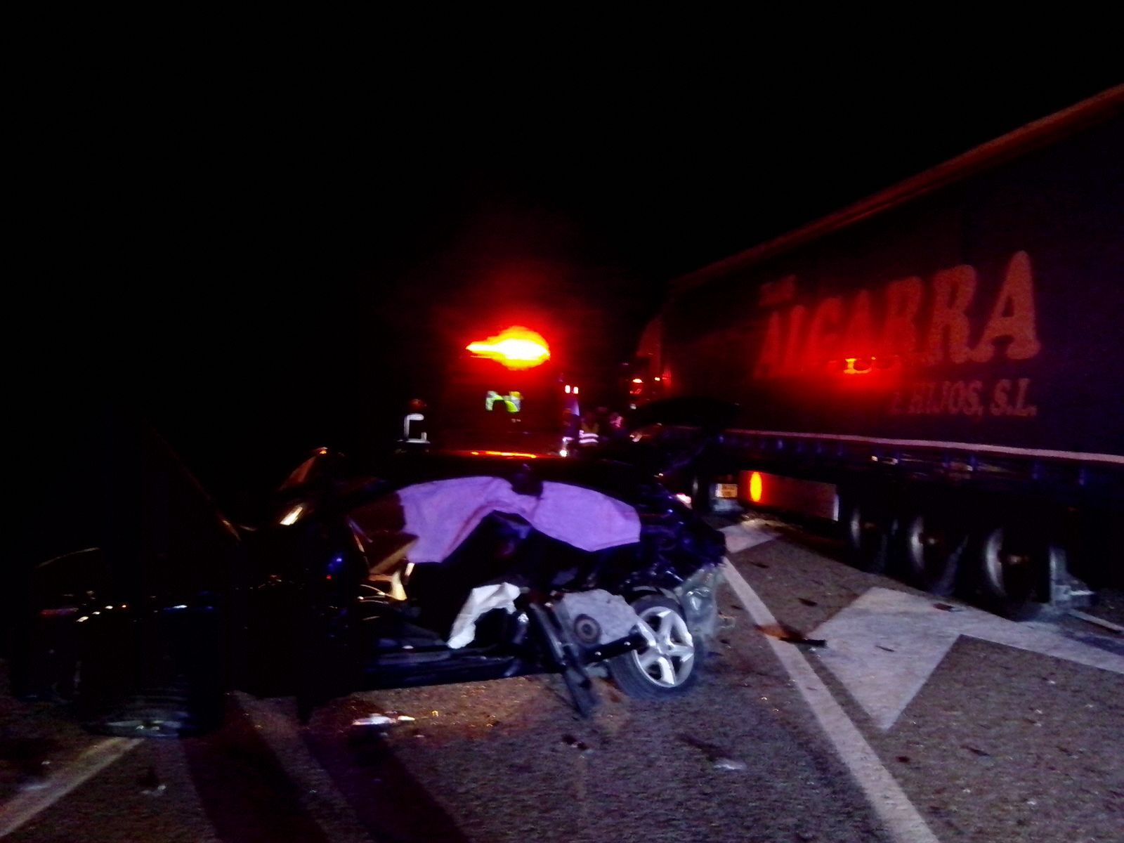 Dos jóvenes heridos en un accidente de tráfico en la N-III a la altura de Alarcón