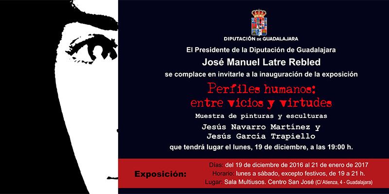El lunes 19 se inaugura en la Sala Multiusos del San José la muestra de pinturas y esculturas «Perfiles humanos»
