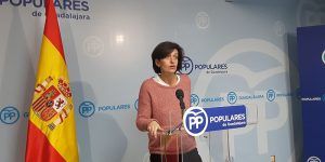 La senadora Ana Gonzalez hoy en rueda de prensa