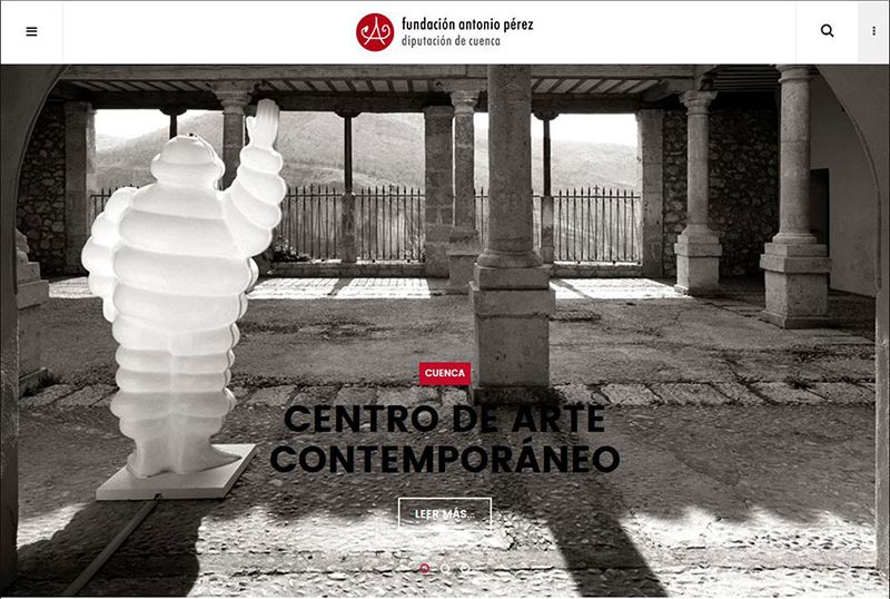 La Fundación Antonio Pérez abre una ventana a los ciudadanos con una nueva web