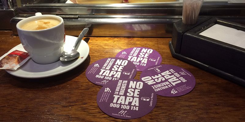 Un total de 150 establecimientos hosteleros de Cuenca se suman a la campaña “La violencia de género no se tapa”