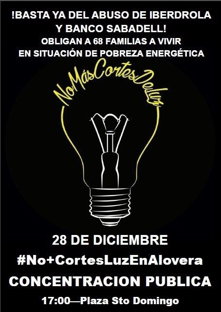 Se van a concentrar en Alovera para reclamar la paralización de cortes de luz a 68 familias 3 Se van a concentrar en Alovera para reclamar la paralización de cortes de luz a 68 familias