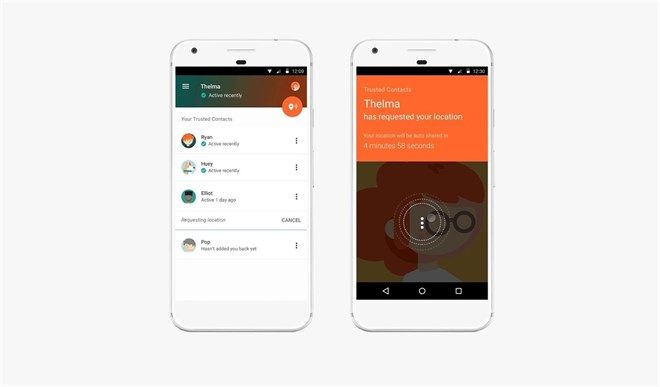Google lanza Trusted Contacts, una herramienta que envía tu ubicación a tus usuarios de confianza