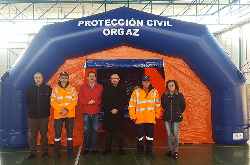 La Junta distribuye 24 tiendas de campaña para primeros auxilios entre las agrupaciones de voluntarios de Protección Civil