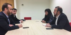 18.01.2017 Antonio De Lamo y Silvia García reunión con GUADAPAMAS