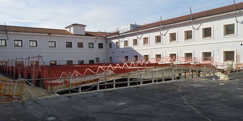 El Gobierno regional lleva a cabo las obras de consolidación del edificio del IES Alfonso VIII