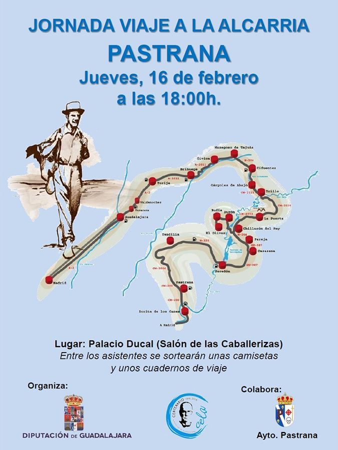 La Diputación de Guadalajara organiza nuevas jornadas sobre el viaje a La Alcarria en Trillo y Pastrana 3 La Diputación de Guadalajara organiza nuevas jornadas sobre el viaje a La Alcarria en Trillo y Pastrana