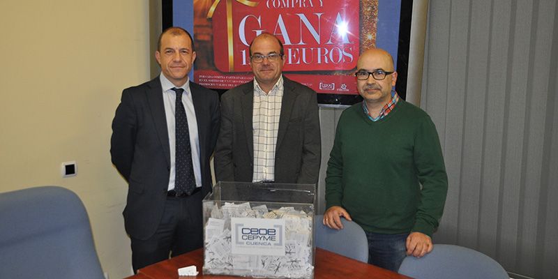 Javier Cano, ganador de 1.500 euros para comprar en los establecimientos de Cuenca