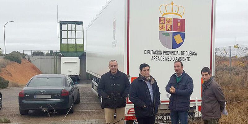 Diputación de Cuenca moderniza el servicio de la planta de transferencia de residuos sólidos urbanos de Las Pedroñeras