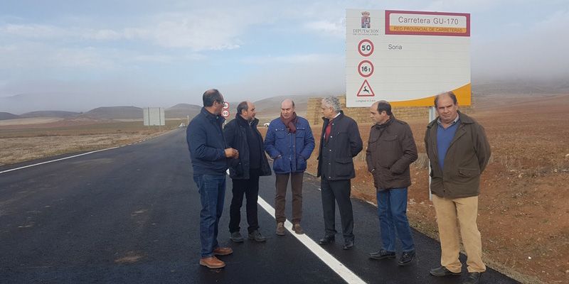 La Diputación invierte casi 26 millones de euros en arreglar más de 320 kilómetros de carreteras en la zona de Sigüenza