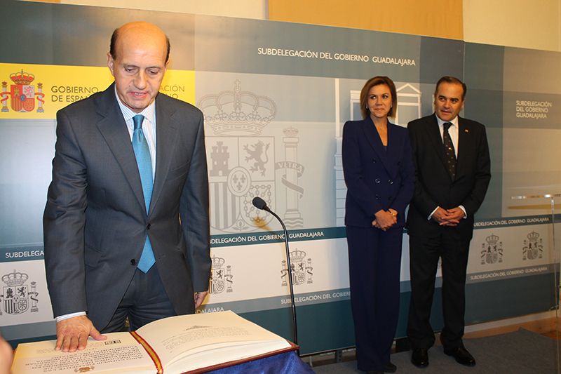Juan Pablo Sánchez ya es, otra vez, subdelegado del Gobierno en Guadalajara