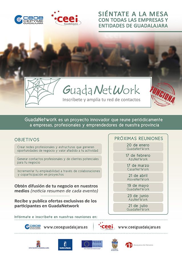 GuadaNetWork prepara siete nuevos encuentros para el primer semestre de 2017