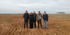 Sellado vertedero visita alcalde