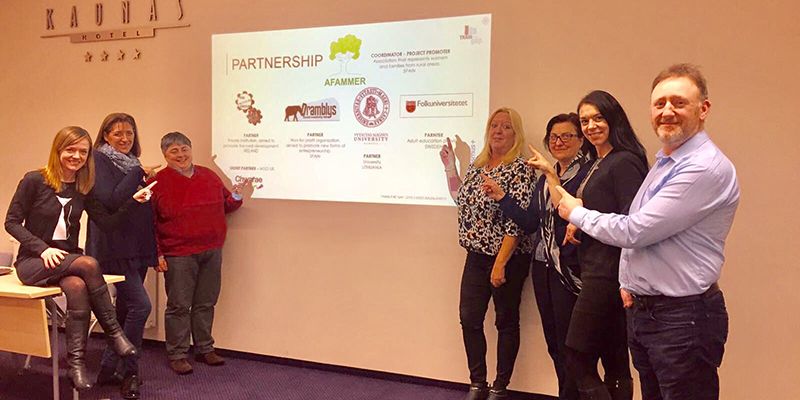 Afammer participa en el tercer encuentro transnacional del proyecto «Train the Gap» junto a sus socios europeos