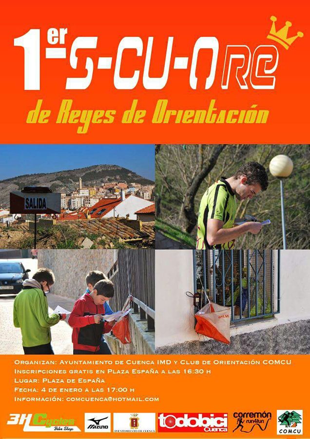 Una prueba de orientación antes de Reyes anima a los conquenses a hacer deporte