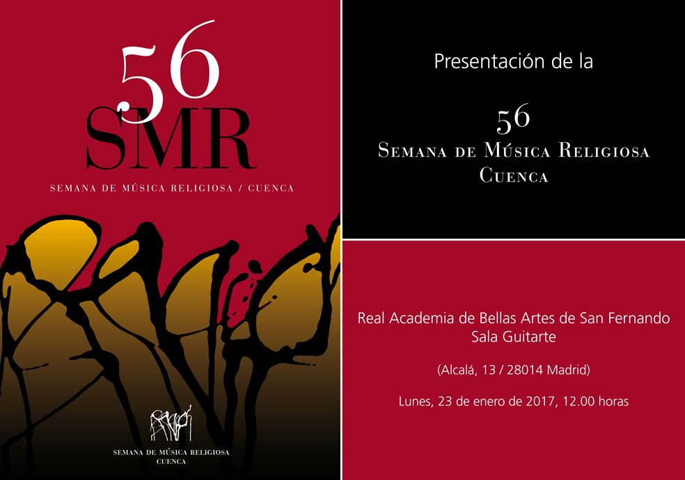 La 56 Semana Música Religiosa de Cuenca se presentará el próximo lunes en Madrid