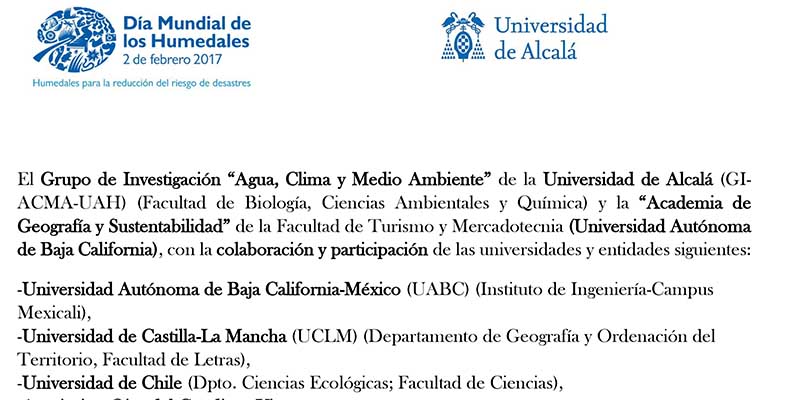 La Facultad de Letras de la UCLM participa en una jornada divulgativa interuniversitaria del Día Mundial de los Humedales