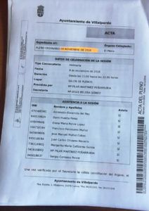 Acta pleno 9 noviembre I