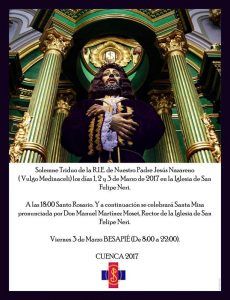 CARTEL TRIDUO MEDINACELI 2017