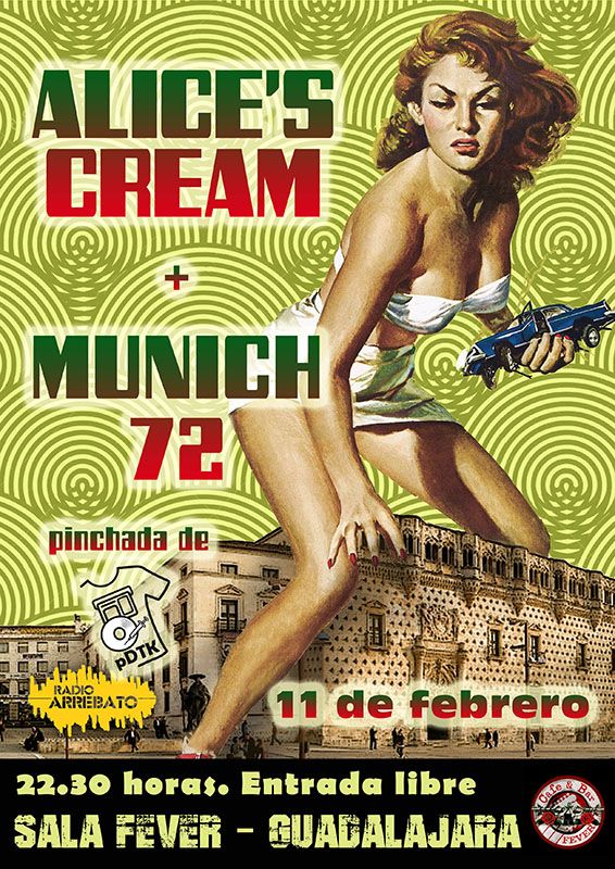 Alice’s Cream ofrece este sábado en la Sala Fever de Guadalajara un concierto de altura