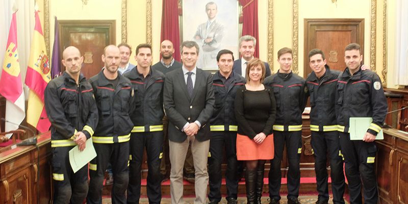 Toman posesión siete bomberos del Servicio de Extinción de Incendios de Guadalajara