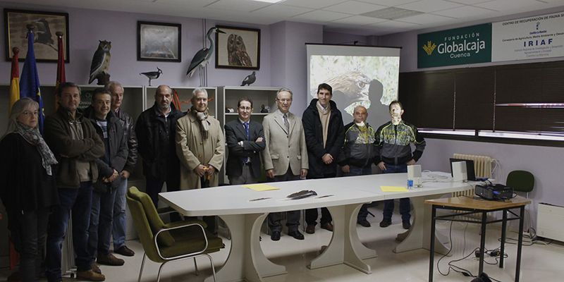Inaugurado un nuevo parque de vuelo para la recuperación de aves silvestres en Albaladejito